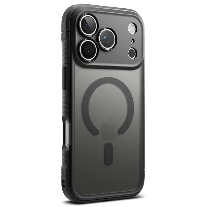 Matte Black RINGKE Fusion Bold Magnetic Case for iPhone 17 Pro 6.3" (2025) on a white background