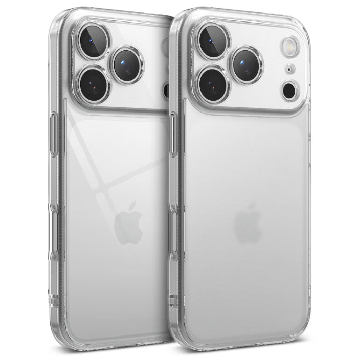 Clear and Matte Clear RINGKE Fusion Case for iPhone 17 Pro 6.3" (2025) on a white background