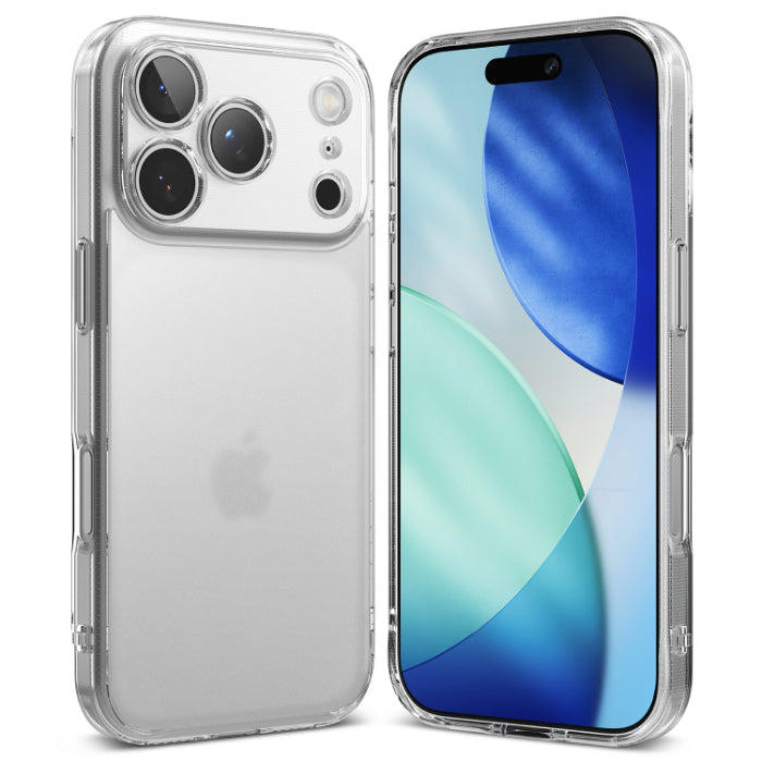Matte Clear RINGKE Fusion Case for iPhone 17 Pro 6.3" (2025) on a white background