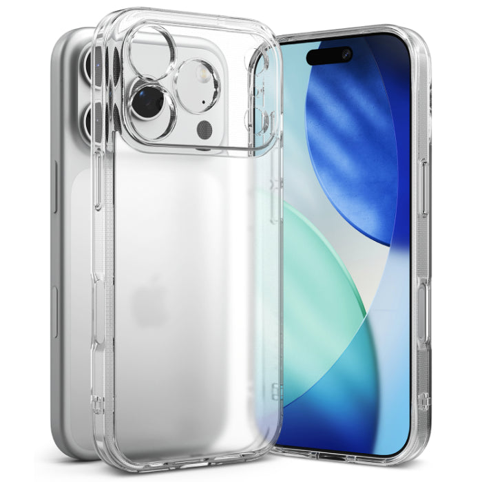 Matte Clear RINGKE Fusion Case for iPhone 17 Pro 6.3" (2025) on a white background