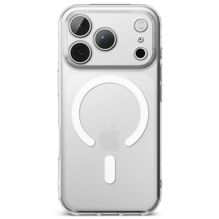 Matte Clear RINGKE Fusion Magnetic Case for iPhone 17 Pro 6.3" (2025) on a white background