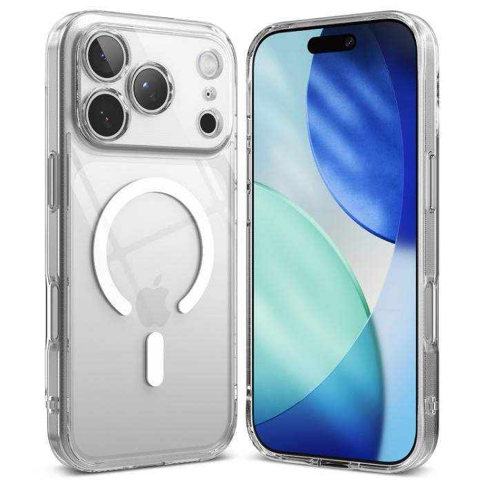 Clear RINGKE Fusion Magnetic Case for iPhone 17 Pro Max 6.9" (2025) on a white background
