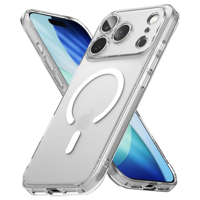 Matte Clear RINGKE Fusion Magnetic Case for iPhone 17 Pro Max 6.9" (2025) on a white background