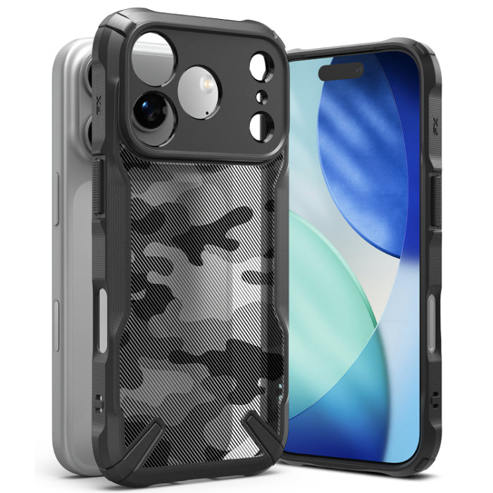 Camo Black RINGKE Fusion X Case iPhone 17 Pro Max 6.9" (2025) on a white background