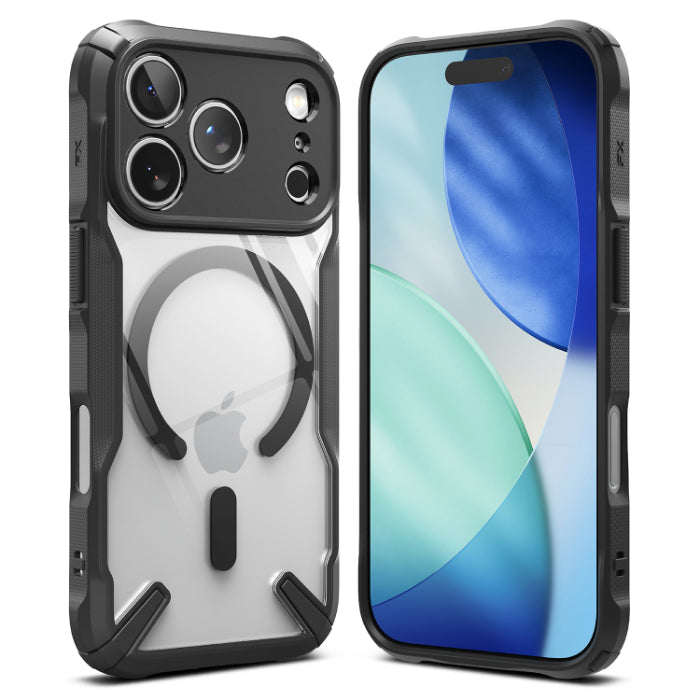 BLACK RINGKE Fusion X Magnetic Case for iPhone 17 Pro 6.3" (2025) on a white background