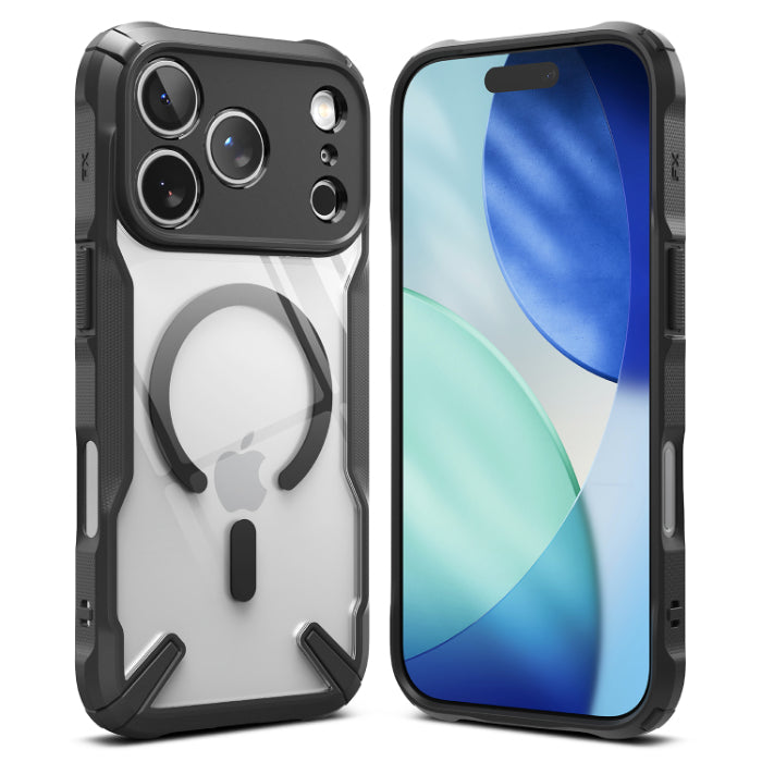 BLACK RINGKE Fusion X Magnetic Case for iPhone 17 Pro Max 6.9" (2025) on a white background