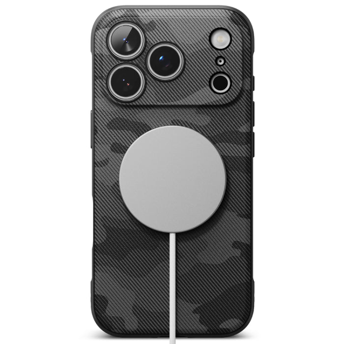 Camo Black RINGKE Onyx Magnetic Case for iPhone 17 Pro Max 6.9" (2025) on a white background