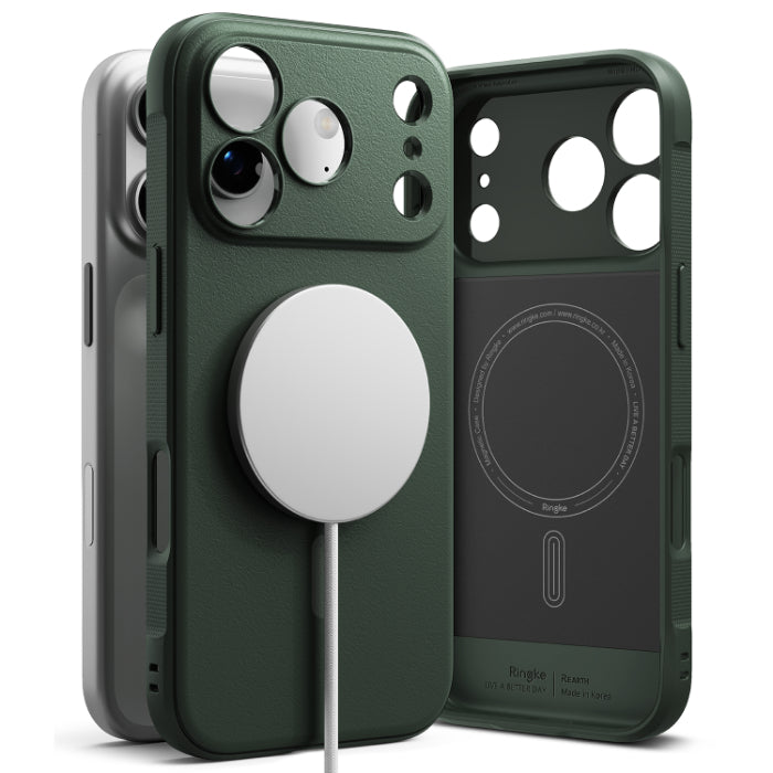 Dark Green RINGKE Onyx Magnetic Case for iPhone 17 Pro Max 6.9" (2025) on a white background