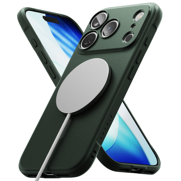 Dark Green RINGKE Onyx Magnetic Case for iPhone 17 Pro Max 6.9" (2025) on a white background