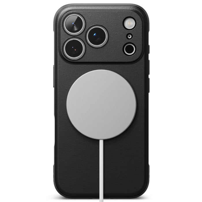 Black RINGKE Onyx Magnetic Case for iPhone 17 Pro 6.3" (2025) logo on a white background