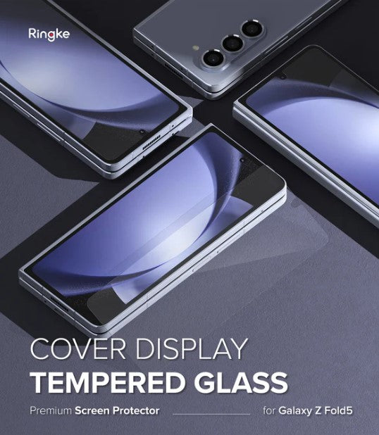 Shop and buy Ringke Exterior Cover Display Glass Screen Protector for Samsung Galaxy Z Fold 5 (2023) Clear| Casefactorie® online with great deals and sales prices with fast and safe shipping. Casefactorie is the largest Singapore official authorised retailer for the largest collection of mobile premium accessories.