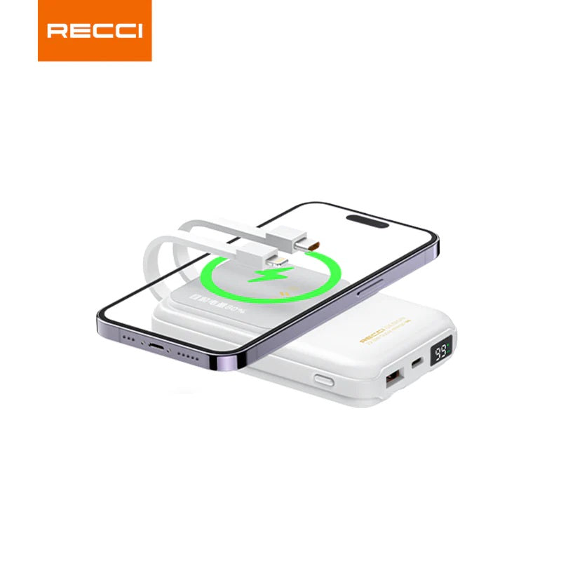 Shop and buy Recci RPB-W10 Polaris 10000mAh Magnetic Power Bank Supports charging 4 devices at the same time| Casefactorie® online with great deals and sales prices with fast and safe shipping. Casefactorie is the largest Singapore official authorised retailer for the largest collection of mobile premium accessories.