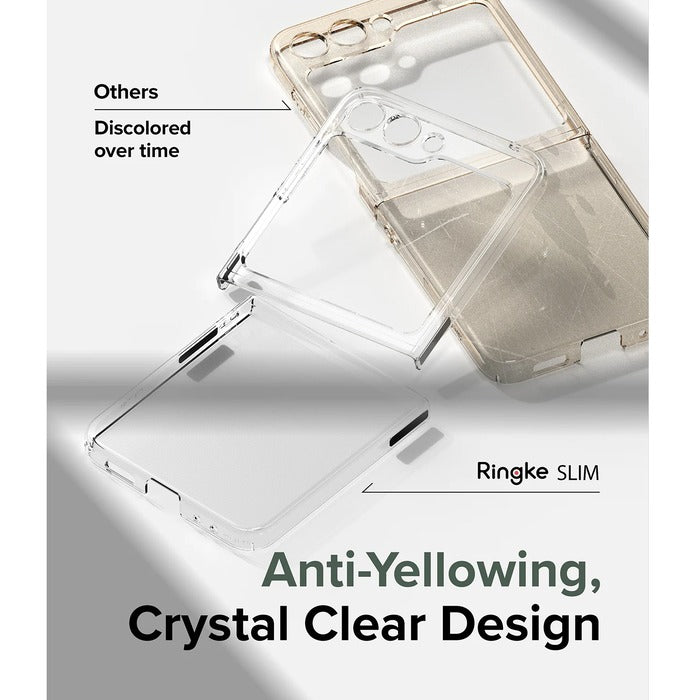 Shop and Ringke Slim Case for Samsung Galaxy Z Flip 5 (2023) Impact-resistant Anti-yellowing Crystal-clear| Casefactorie® online with great deals and sales prices with fast and safe shipping. Casefactorie is the largest Singapore official authorised retailer for the largest collection of mobile premium accessories.