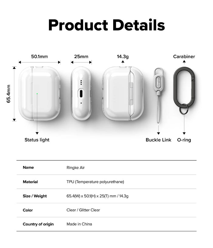 Ringke Air Case for AirPods Pro 3 (2025)