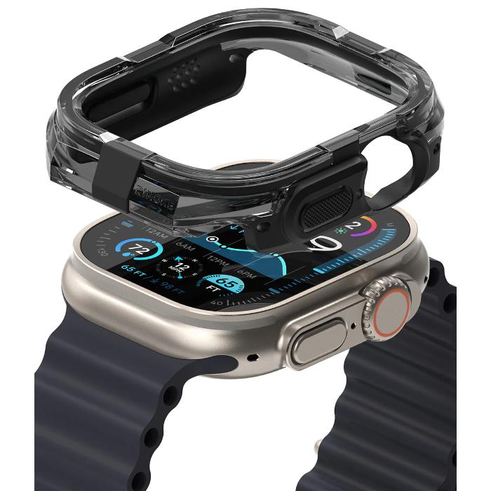 Shop and buy Ringke Fusion Bumper Case Apple Watch Ultra / Ultra 2 49mm Shockproof Dual-layer Lightweight| Casefactorie® online with great deals and sales prices with fast and safe shipping. Casefactorie is the largest Singapore official authorised retailer for the largest collection of mobile premium accessories.