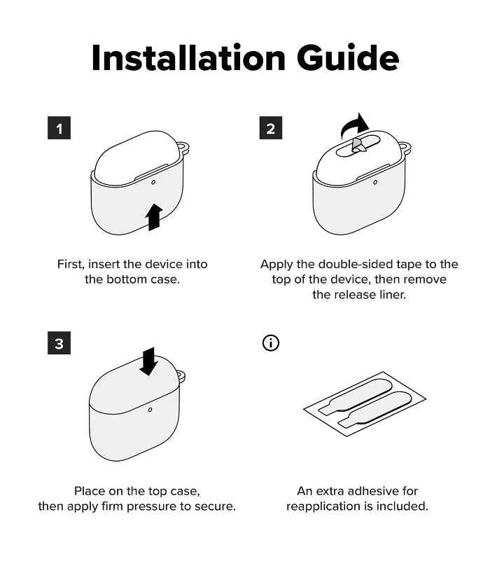 Ringke Onyx Magnetic Case for AirPods Pro 3 (2025)