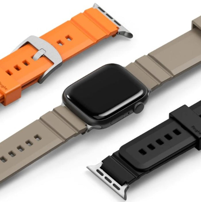 Shop and buy Ringke Rubber One Bold for Apple Watch 42/44/45/49mm Optimized fit stainless steel buckles| Casefactorie® online with great deals and sales prices with fast and safe shipping. Casefactorie is the largest Singapore official authorised retailer for the largest collection of mobile premium accessories.