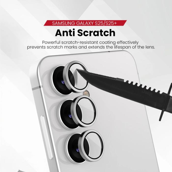 ZEELOT Pishield Series Titanium Alloy Lens Protector for Samsung Galaxy S25 (2025)