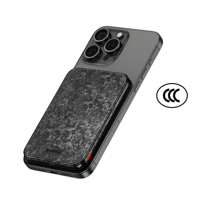 Sharge (Shargeek) CarbonMag PD 20W USB-C Qi2 Wireless Forged Carbon Fiber Magnetic Power Bank