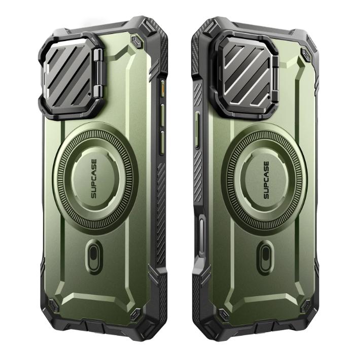 SUPCASE UB Mag XT Magnetic Rugged Case for iPhone 16 Pro 6.3" (2024) with Built-in Camera Cover & Kickstand