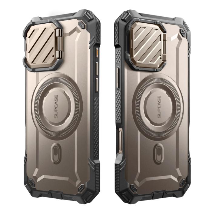 SUPCASE UB Mag XT Magnetic Rugged Case for iPhone 16 Pro 6.3" (2024) with Built-in Camera Cover & Kickstand