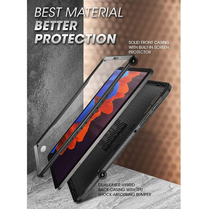 Shop and buy Supcase Unicorn Beetle Pro Full-Body Rugged Case Samsung Galaxy Tab S7 2020 Tab S8 2022 Kickstand| Casefactorie® online with great deals and sales prices with fast and safe shipping. Casefactorie is the largest Singapore official authorised retailer for the largest collection of mobile premium accessories.