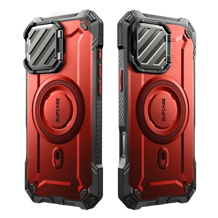 SUPCASE UB Mag XT Magnetic Rugged Case for iPhone 16 Pro 6.3" (2024) with Built-in Camera Cover & Kickstand