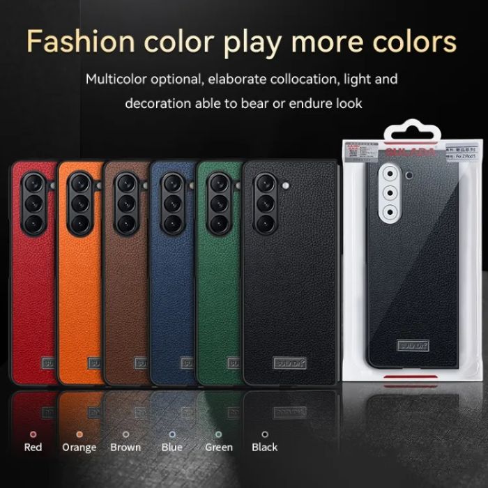 Shop and buy SULADA Leather Protective Case for Samsung Galaxy Z Fold 5 (2023) Camera and screen protection| Casefactorie® online with great deals and sales prices with fast and safe shipping. Casefactorie is the largest Singapore official authorised retailer for the largest collection of mobile premium accessories.