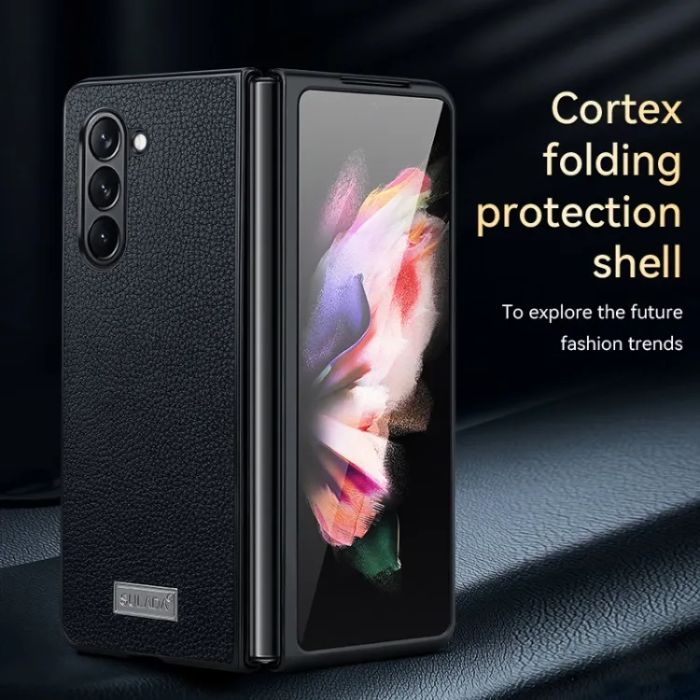 Shop and buy SULADA Leather Protective Case for Samsung Galaxy Z Fold 5 (2023) Camera and screen protection| Casefactorie® online with great deals and sales prices with fast and safe shipping. Casefactorie is the largest Singapore official authorised retailer for the largest collection of mobile premium accessories.
