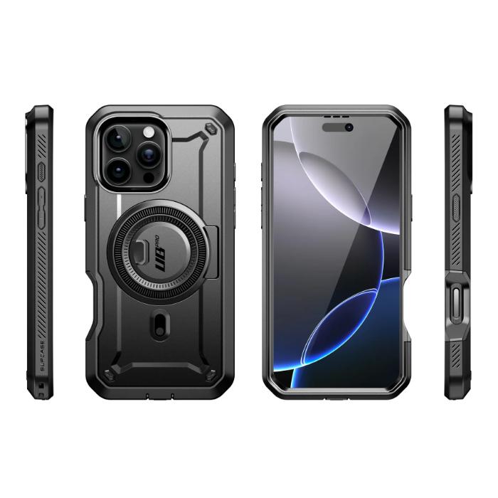 SUPCASE Unicorn Beetle MAG Pro Case for iPhone 16 Pro 6.3" (2024) with Built-in Kickstand