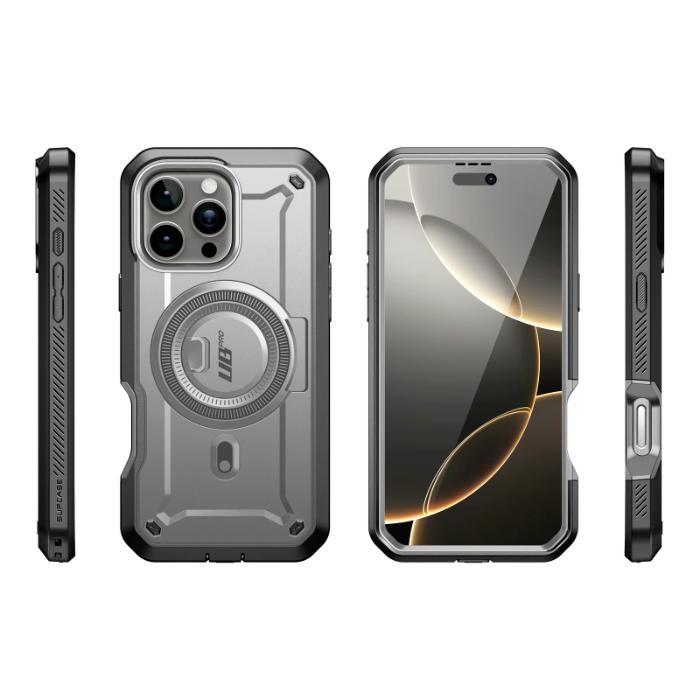 SUPCASE Unicorn Beetle MAG Pro Case for iPhone 16 Pro 6.3" (2024) with Built-in Kickstand