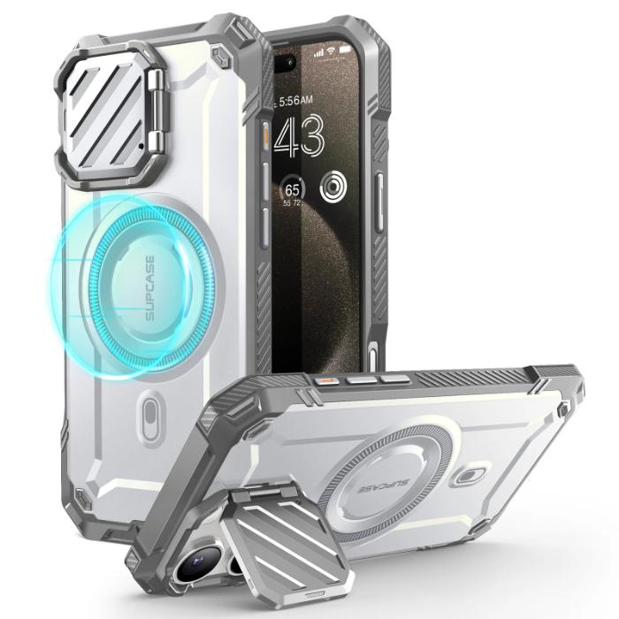 SUPCASE UB Mag XT Magnetic Rugged Case for iPhone 16 Pro Max 6.9" (2024) with Built-in Camera Cover & Kickstand