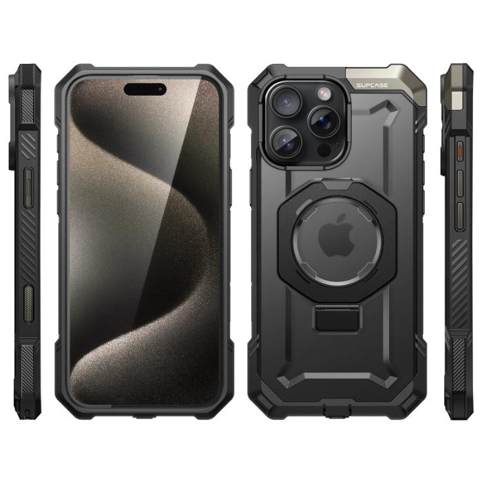 SUPCASE Unicorn Beetle Grip Magnetic Case for iPhone 16 Pro Max 6.9" (2024) with Built-in Kickstand