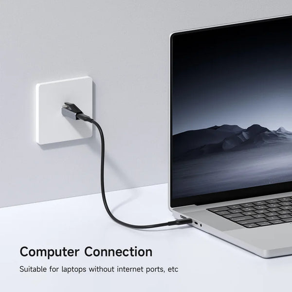 HAGIBIS CR01 USB-C to RJ45 Gigabit Ethernet Adapter