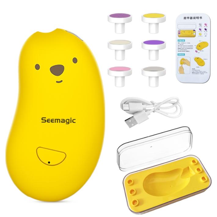 Shop and buy Seemagic Children's Electric Nail Grinder with LED light 6 Grinding Heads Safe Ergonomic Design| Casefactorie® online with great deals and sales prices with fast and safe shipping. Casefactorie is the largest Singapore official authorised retailer for the largest collection of mobile premium accessories.