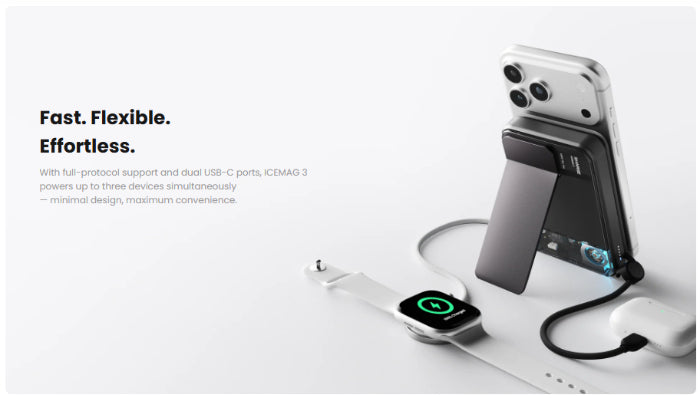 Sharge (Shargeek) ICEMAG 3 Qi2.2 25W 10,000mAh 35W Max Wireless Magnetic Power Bank
