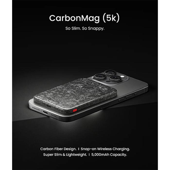 Shop and buy Shargeek Sharge CarbonMag PD 20W USB-C Qi2 Wireless Forged Carbon Fiber Magnetic Power Bank| Casefactorie® online with great deals and sales prices with fast and safe shipping. Casefactorie is the largest Singapore official authorised retailer for the largest collection of mobile premium accessories.