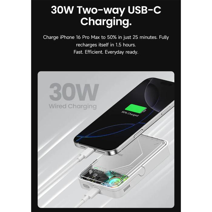 Shop and buy Shargeek ICEMAG 2 Qi2 Wireless Magnetic Power Bank 10,000mAh 30W Max with Active Cooling System| Casefactorie® online with great deals and sales prices with fast and safe shipping. Casefactorie is the largest Singapore official authorised retailer for the largest collection of mobile premium accessories.