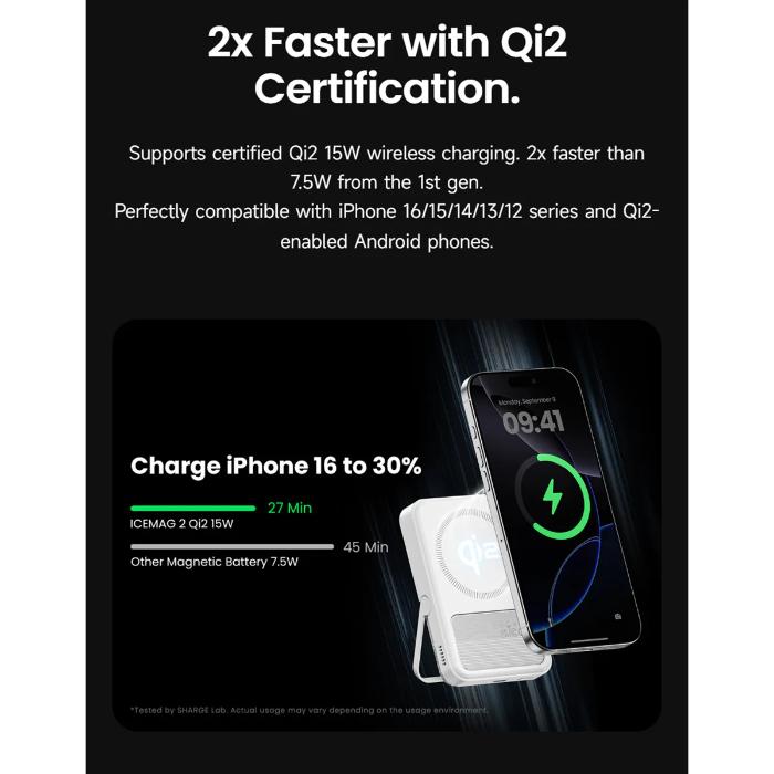 Shop and buy Shargeek ICEMAG 2 Qi2 Wireless Magnetic Power Bank 10,000mAh 30W Max with Active Cooling System| Casefactorie® online with great deals and sales prices with fast and safe shipping. Casefactorie is the largest Singapore official authorised retailer for the largest collection of mobile premium accessories.