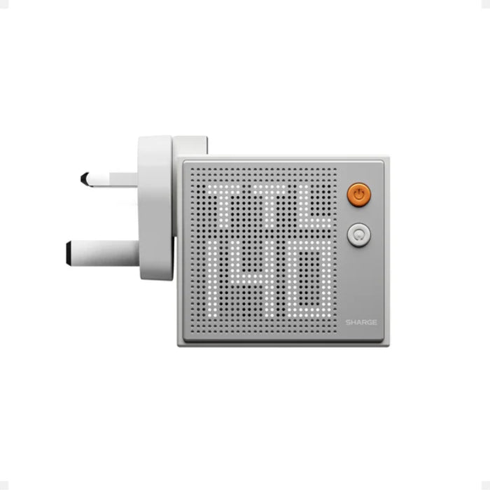 Sharge (Shargeek) Pixel 140W Charger with Matrix Display (UK Plug) – PD3.1 Fast Charging, Triple USB-C Ports GaN Adapter