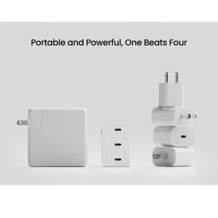 Sharge (Shargeek) Pixel 140W Charger with Matrix Display (UK Plug) – PD3.1 Fast Charging, Triple USB-C Ports GaN Adapter