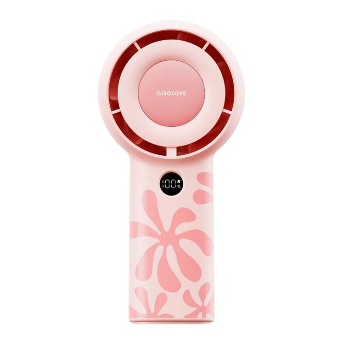 Solove F16 Flower Handheld Fan with Adjustable in Five Level & Battery Digital Display