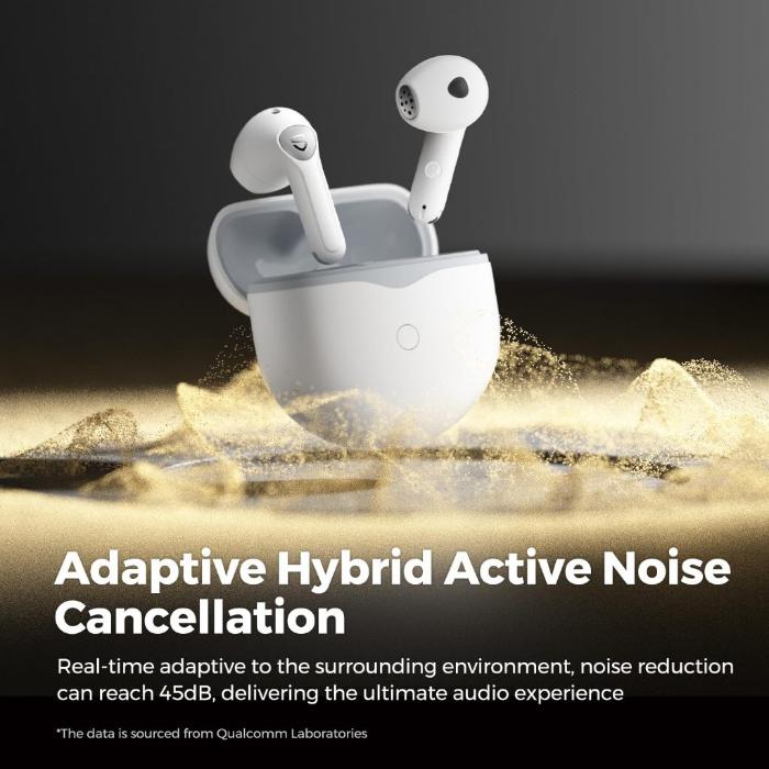 SoundPEATS Air4 Pro Adaptive Hybrid Active Noise Cancelling