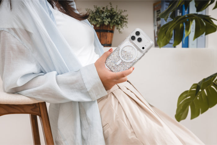 SwitchEasy Starfield M 3D Glitter Protective Case for iPhone 17 Pro 6.3" (2025)