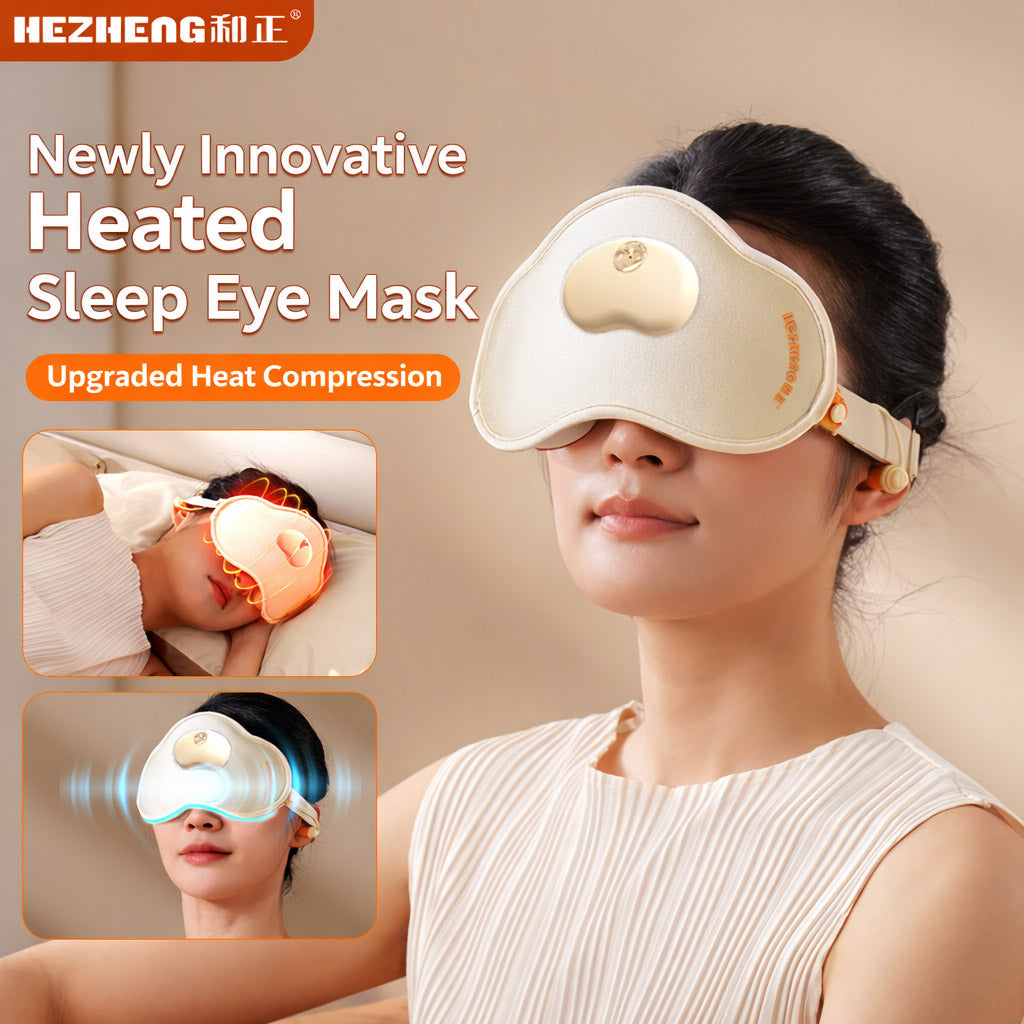 HeZheng HZ-K3 Heated Sleep Eye Mask, Beige