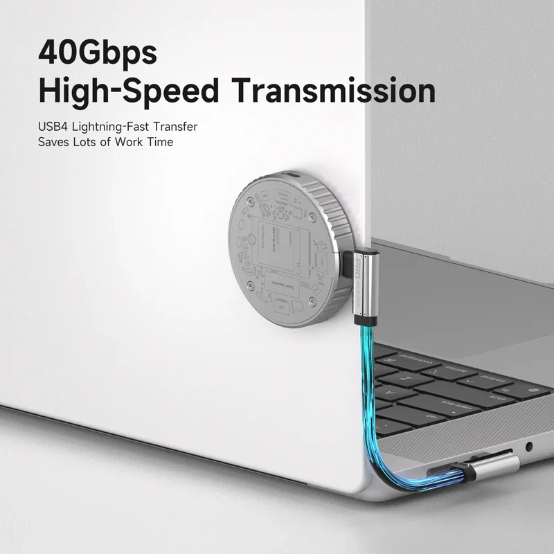 HAGIBIS UAF10B 240W Type-C Full-Featured Cable 80Gbps 8K,15cm