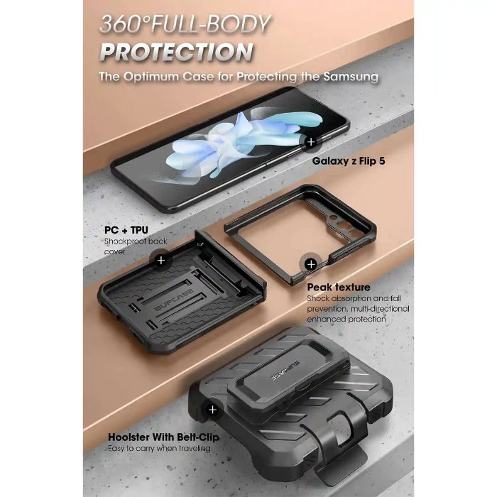 Shop and buy Supcase Unicorn Beetle Pro Full-Body Rugged Protective Case Samsung Galaxy Z Flip 5 5G (2023) Holster| Casefactorie® online with great deals and sales prices with fast and safe shipping. Casefactorie is the largest Singapore official authorised retailer for the largest collection of mobile premium accessories.