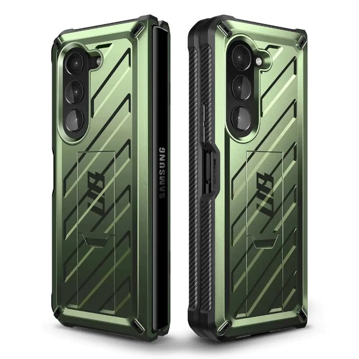 Supcase Unicorn Beetle Rugged Belt Clip Protective Case for Samsung Galaxy Z Fold 5G (2023) with Built-in Screen Protector Kickstand