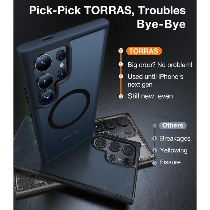 Buy TORRAS Galaxy S24 Ultra Case, Genuine TORRAS UPRO Magnetic