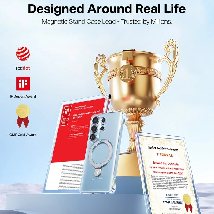 TORRAS Ostand Slim Series for Samsung Galaxy S26 Ultra (2026)